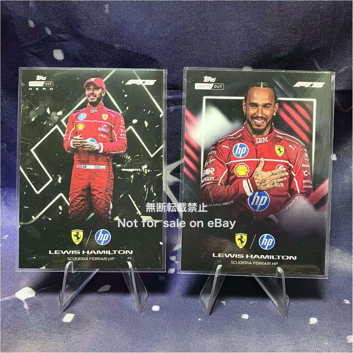 Used Topps lights out F1 2025 Lewis Hamilton