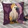 Zabawny Ptak Papuga Poduszka do Przytulania Poszewka Nimfa Plecak Cojines Sypialnia DIY Drukowana Poszewka na Poduszkę Dekoracyjna