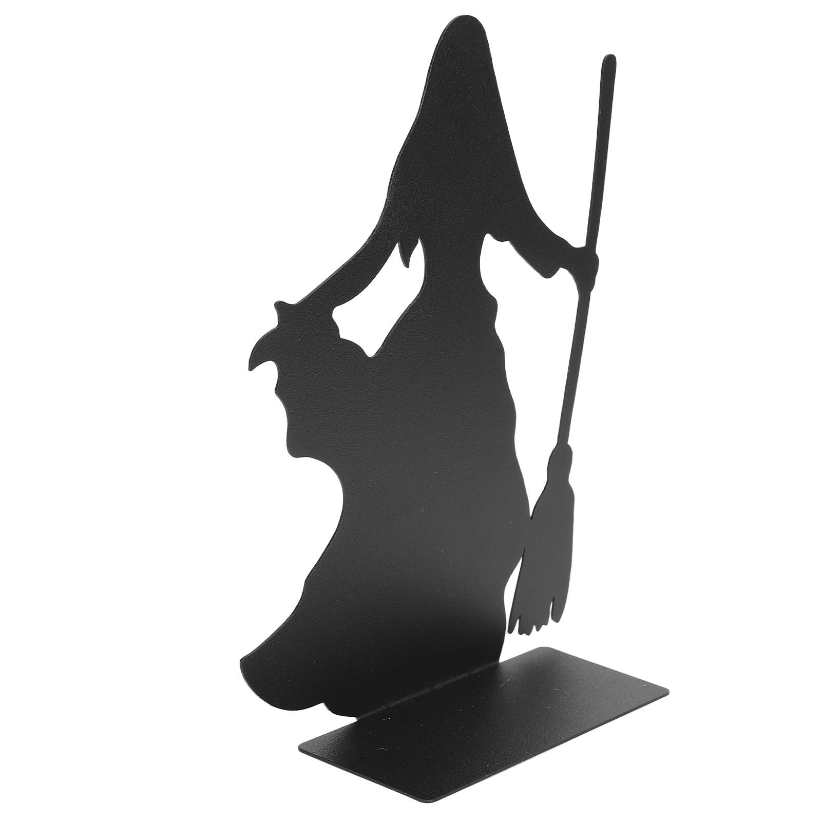 

Book Ends Multipurpose Exquisite Witch Design Stainless Iron Decorative Bookends for Shelves Home Decor Office Desk