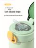 Kids' Thermos Straw Cup: Portable, Insulated, Bounce-Top for On-the-Go. Ideal for Students and Active Lifestyles.