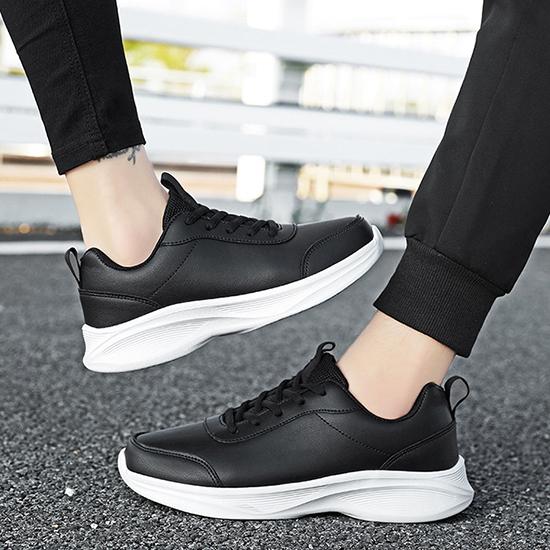 Męskie i Damskie Lekkie Buty Sportowe, Wiosenne Niskie Skórzane Buty, Para Duży Rozmiar Casualowe Buty do Chodzenia i Biegania