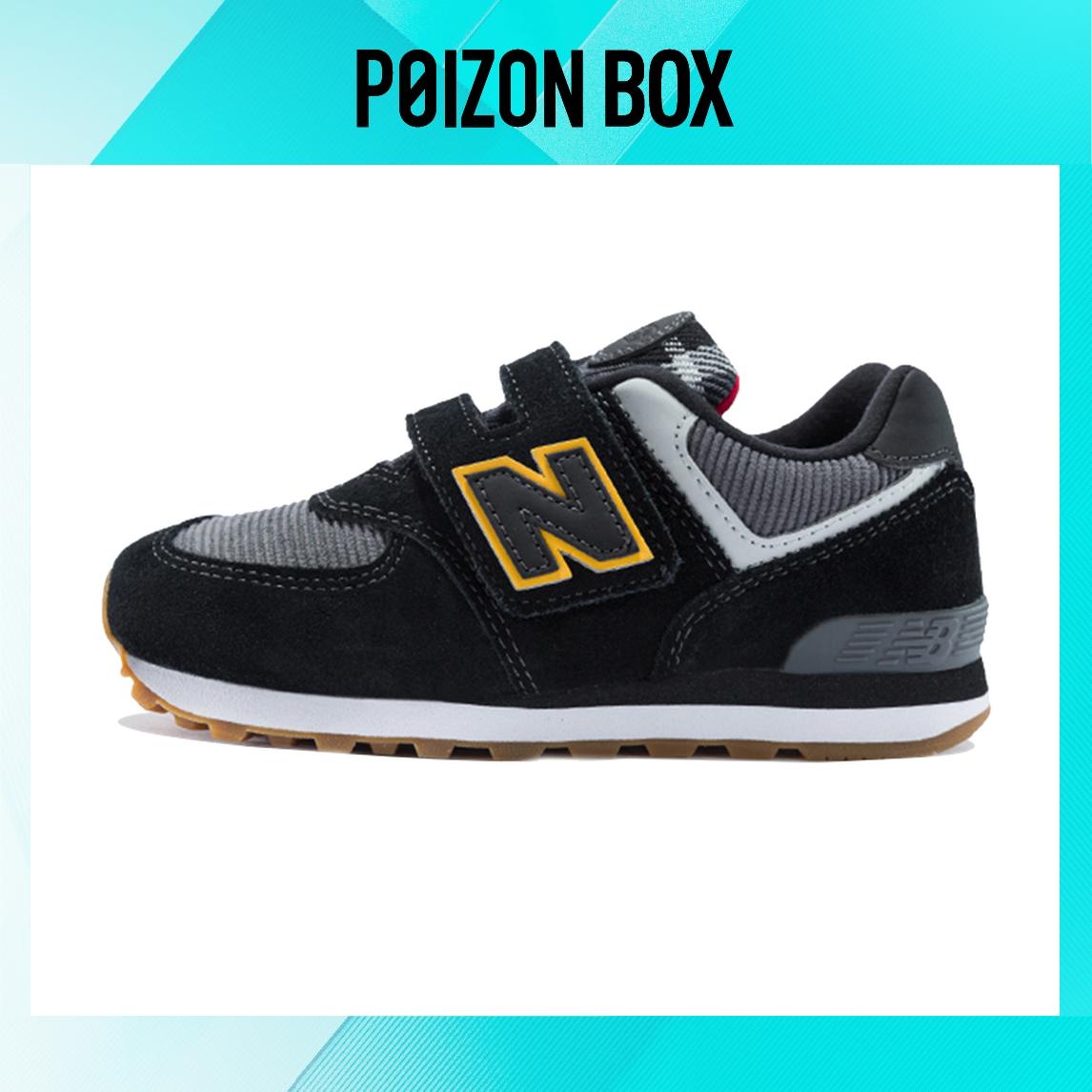 

кроссовки New Balance 574 Series Comfortable Low-Top Running Shoes K Black YV574HMJ