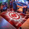 Eintracht Frankfurt Logo Teppich für Wohnzimmer Schlafzimmer Zuhause Sofadekoration, Kinderspiel rutschfeste Bodenmatte