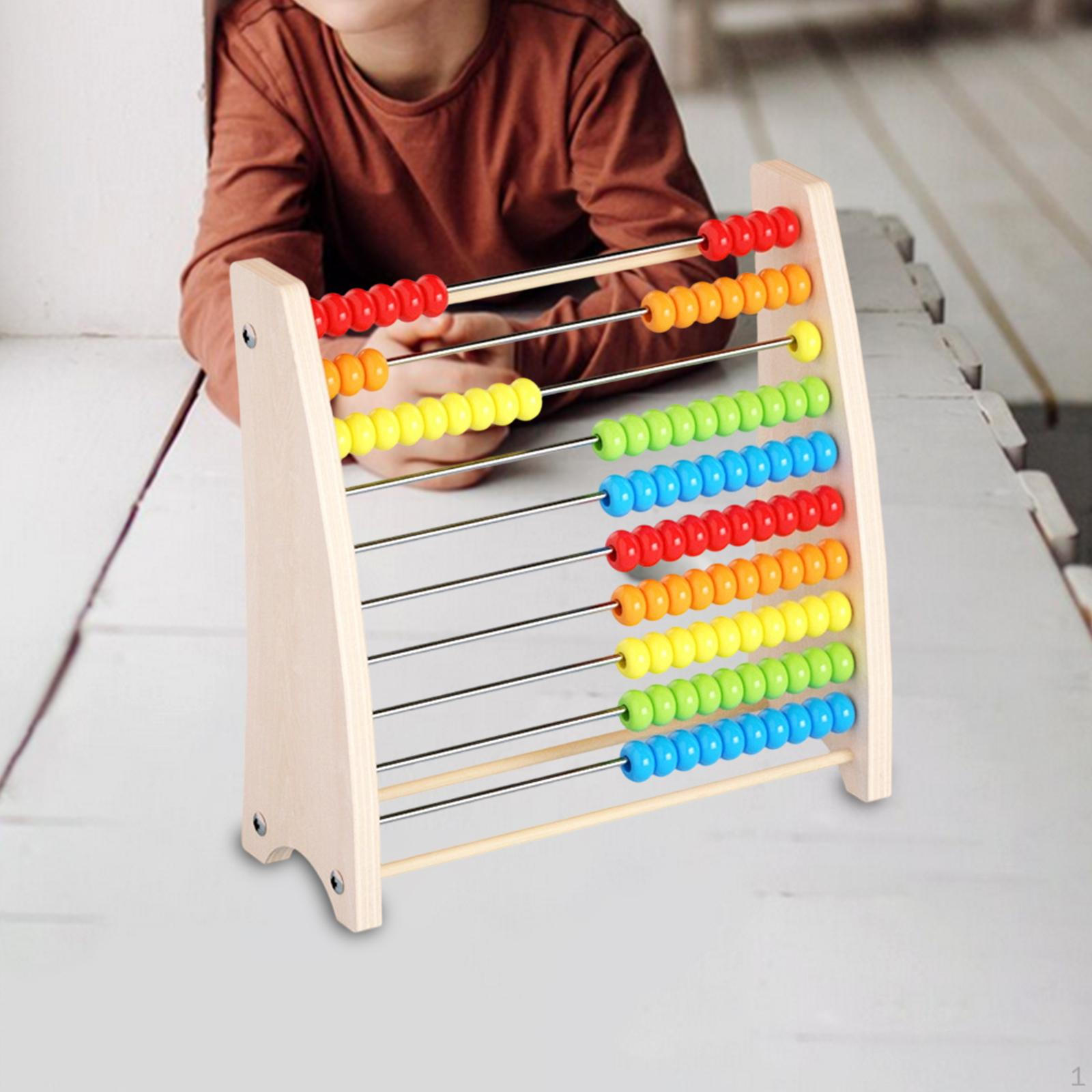 

10 Rows Wooden Kids Abacus, Math Game Toy, Early Childhood Education, Children Elementary Counting