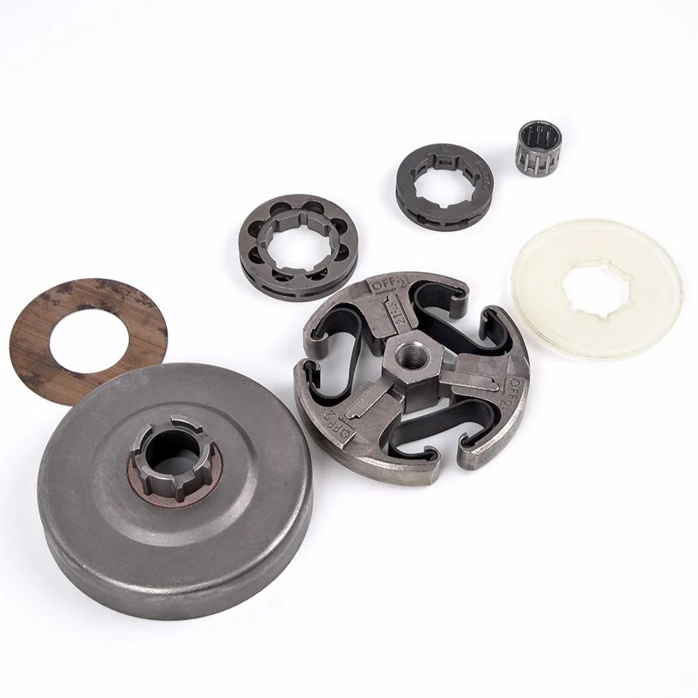 Chainsaw Clutch Drum Kit Dust Protection Shield Garden Gasket Outdoor Repair Replacement Set Spare Sprocket Rim Tool