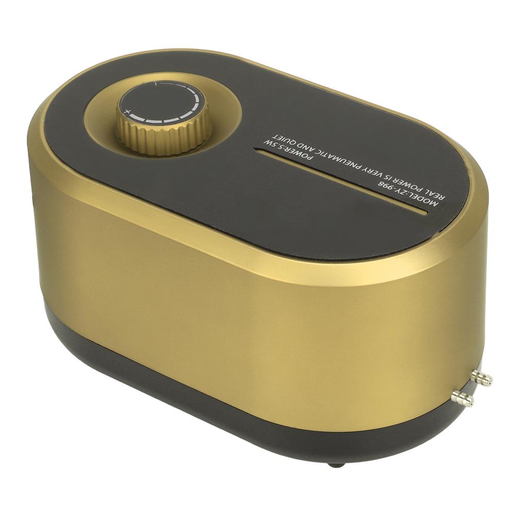 Aquarium Air Pump Ultra Quiet Operation Fish Tank Aerator for Aquarium Fish Tank Accessories Gold