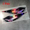 1 Pair JDM Anime Girl Motorcycle Waterproof Sticker for Motorcycle Helmet Fuel Tank Fairing Scooter Universal Vinyl Decals
