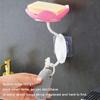 Laundry Soap Holder Anti-slip Pp Flower Soap Box Wall Mounted Soap Dish Bathtub/surrounding Punch Free Soap Dish Soap Box Drain