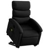Vidaxl Lift and Massage Chair, Reclining, Black, Eco-Leather