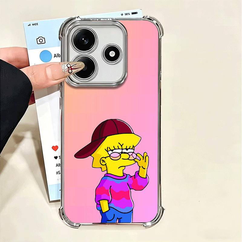 

Мультяшный чехол для телефона Homer S. Simpsons Мягкий чехол для Xiaomi Poco X7 X8 Pro Max X6 X5 X3 F8 Ultra F7 M8 M7 M5S Redmi 15C 15A 15 14C 13C Xiaomi Redmi 13C 4G