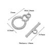 4 Sets Stainless Steel Gold Toggle OT Clasps for DIY Jewelry Making Necklaces Connectors Fasteners Bracelets Hooks Supplies