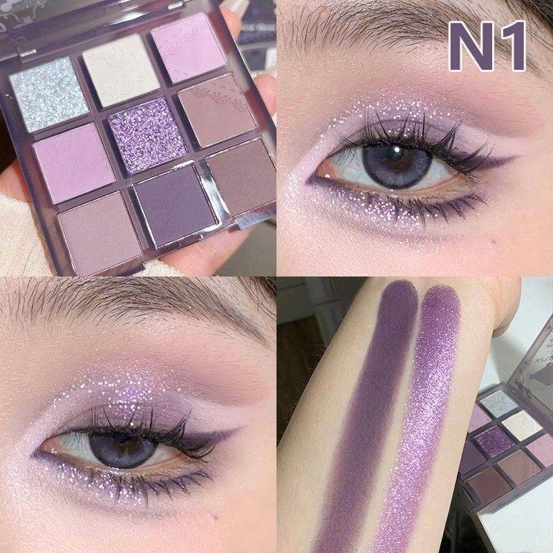 

9Color Eye Shadow Plate Eyeshadow Matte Pearl Beginner Makeup Eyeshadow Tray Sculpture Highlight Cosmetic For Girls Accessorie