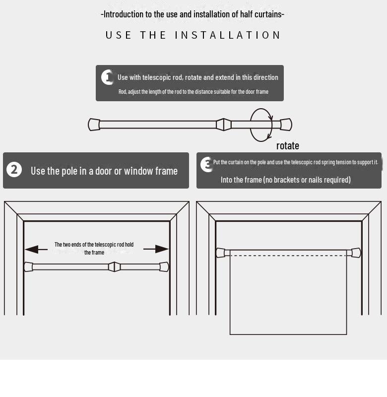 Nordisk Vit Spets Köksavdelningsgardin - Kaffetryck för Dörr, Burspråk, Skåp eller Kort Dekorativ Avskärmning.