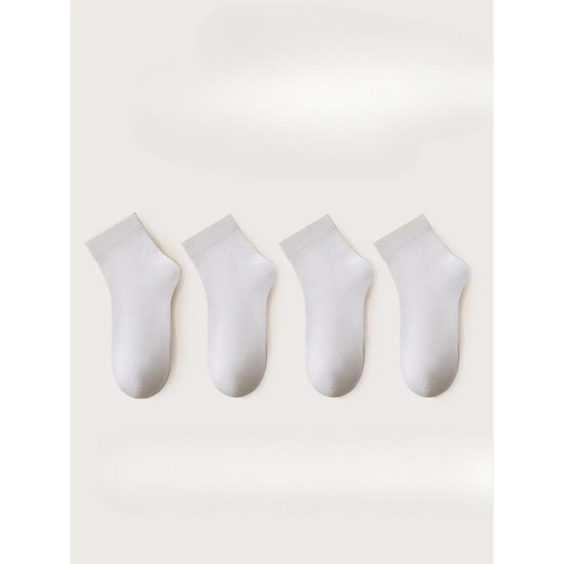 

Женские весенне-осенние носки, бесшовные носки, носки до середины икры, спортивные носки, женские дезодорирующие и влагопоглощающие летние носки 1 pair молочный белый