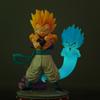 24cm/9.45in Anime Dragon Ball Figure Gotenks Action Figures Pvc Statue Desktop Ornamen Collection Model Toys Gifts Round Sensory Compression Bouncy