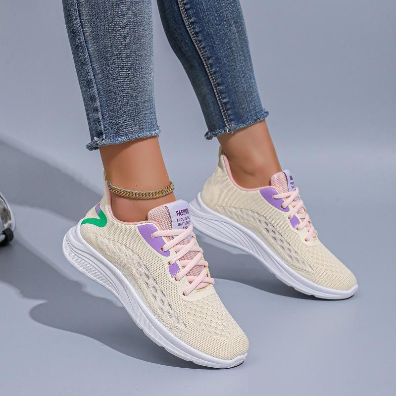 Women'S Sneakers Offers Summer Mesh New Women'S Hiking Soft Bottom Running Comfortable Casual Versatile Shoes Tenis Feminino