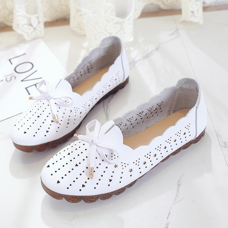 Women Shoes Loafers Women Flats Moccasins Shoes Woman Genuine Leather Shoes