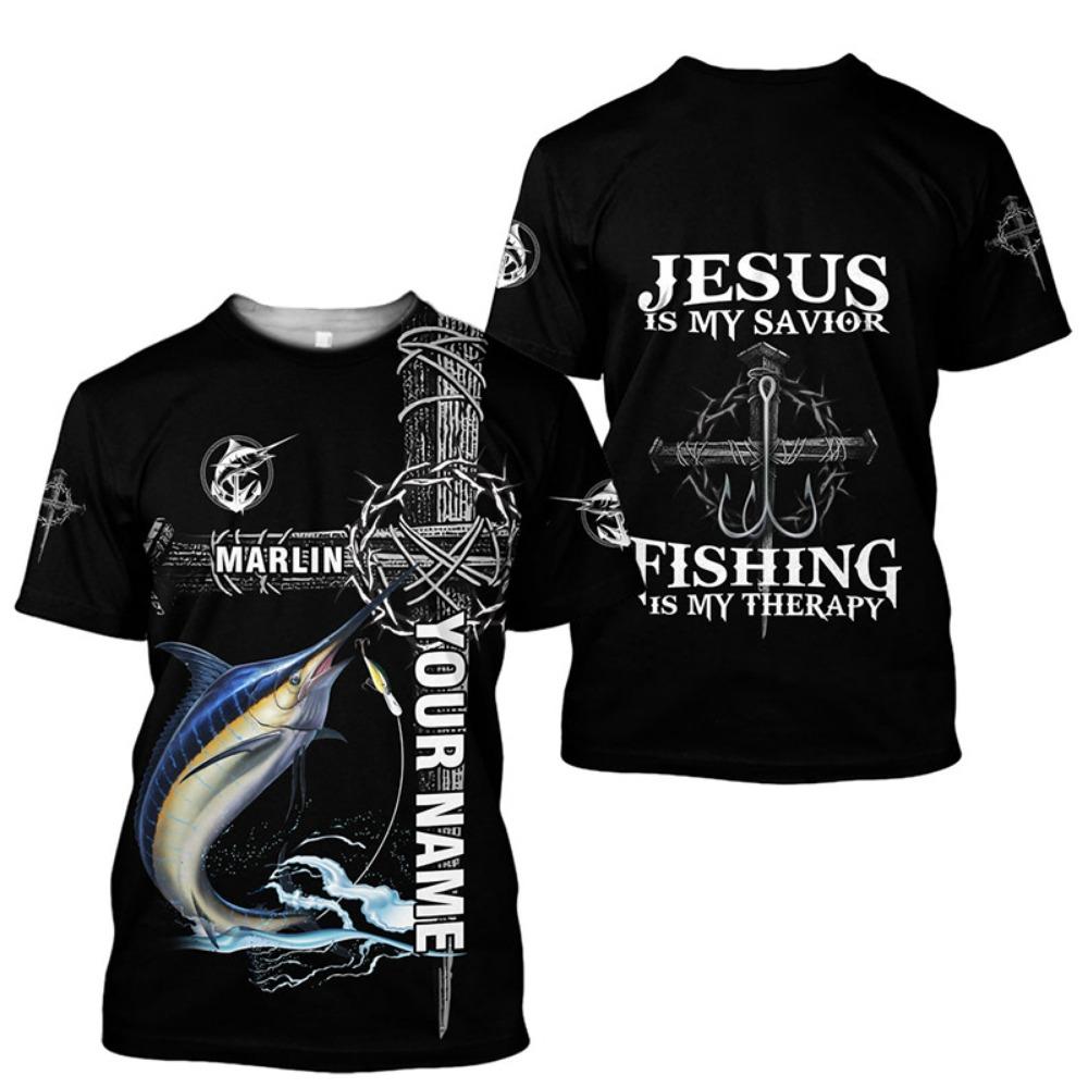 Men Fishing Graphic 3D Print Summer Tops Oversized Tee Shirts Short Sleeve Crewnack Fashion Casual Camisetas