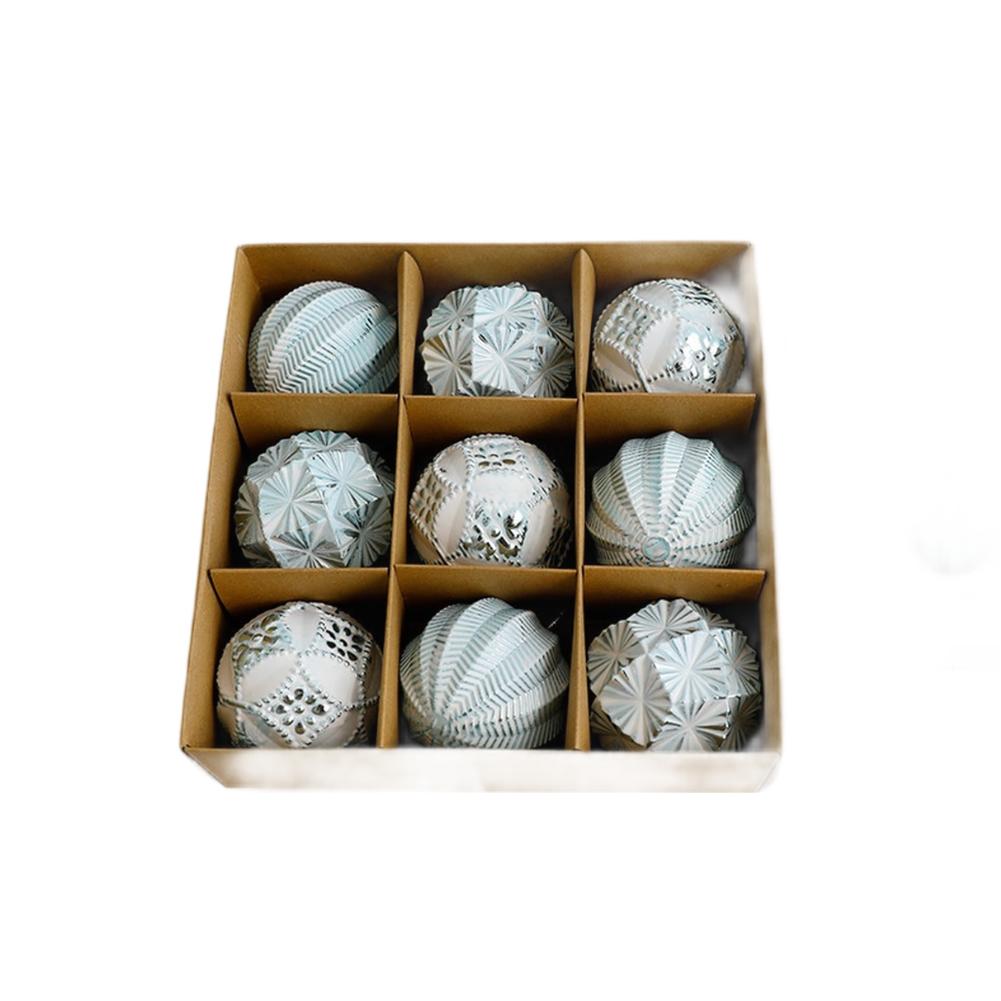 Antique Finish Tree Decorations 8cm Antique Christmas Decoration Elegant Holiday Decorations Festive Celebrations