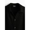 H M Regular Fit brusHed Wool Blend Cardigan Black