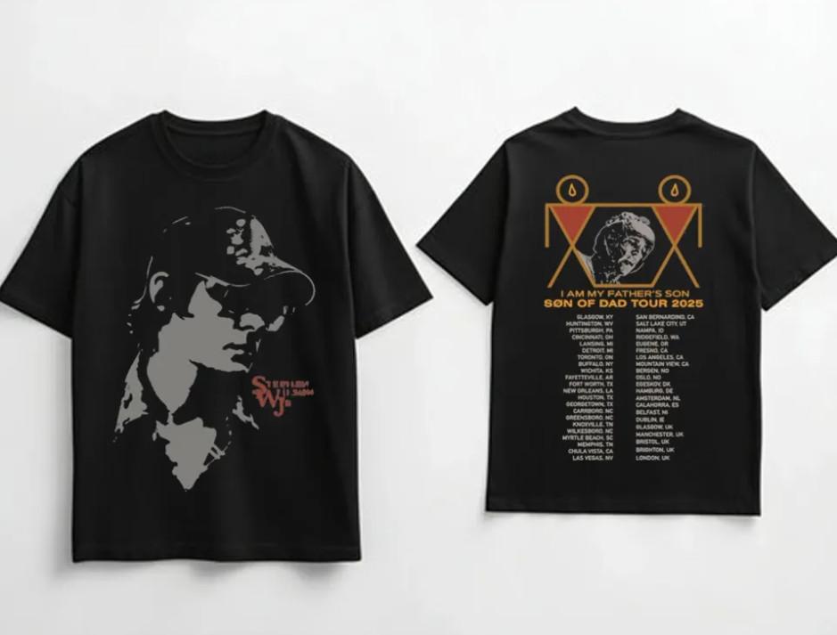 

SØN OF DAD 2025 Tour Wilson Jr Graphic Tee Unisex T-Shirt S