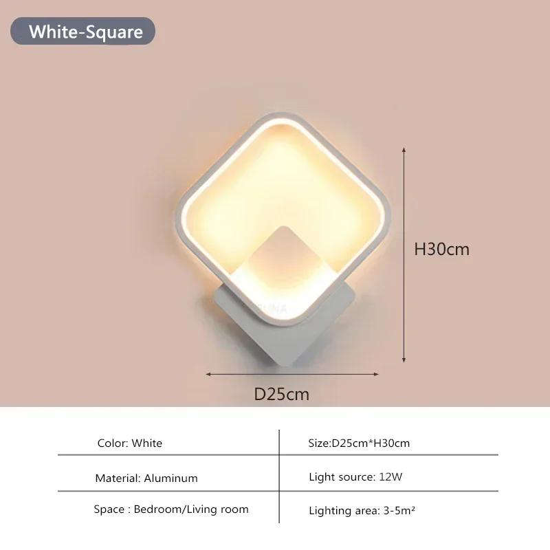 LED Wall Lamp Modern Minimalist Led Wall Sconces For Living Room Bedroom Corridor Aisle Balcony Restaurant Wall Light Indoor