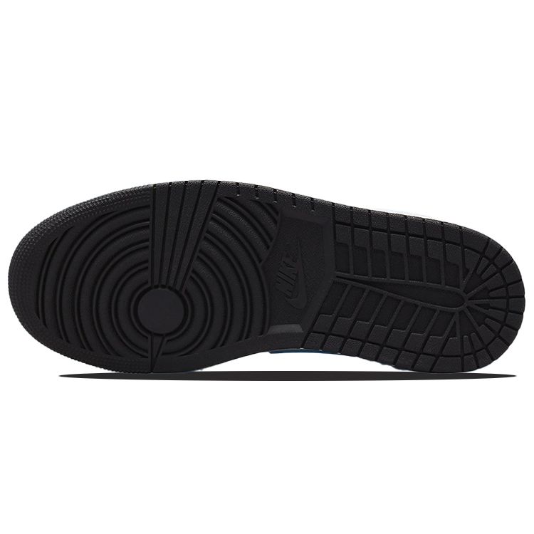 Air Jordan 1 Low Černá Univerzitní Modrá Dámské Tenisky Bílá DC0774-041