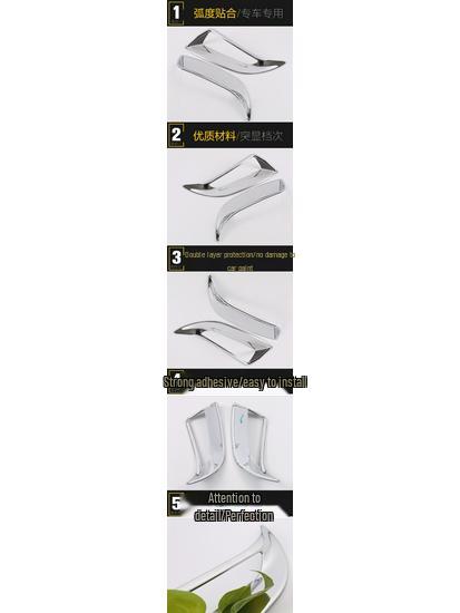 Lexus RX 2016 Rear Fog Light Cover Stickers - Tail Trunk Accessories