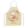 Japanese Lucky Cat Apron With Waterproof Linen Material For Kitchen Cooking And Baking