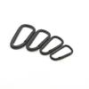 No. 5 Black D-Type Electrophoresis Aluminum Alloy Carabiner Hook for Backpack