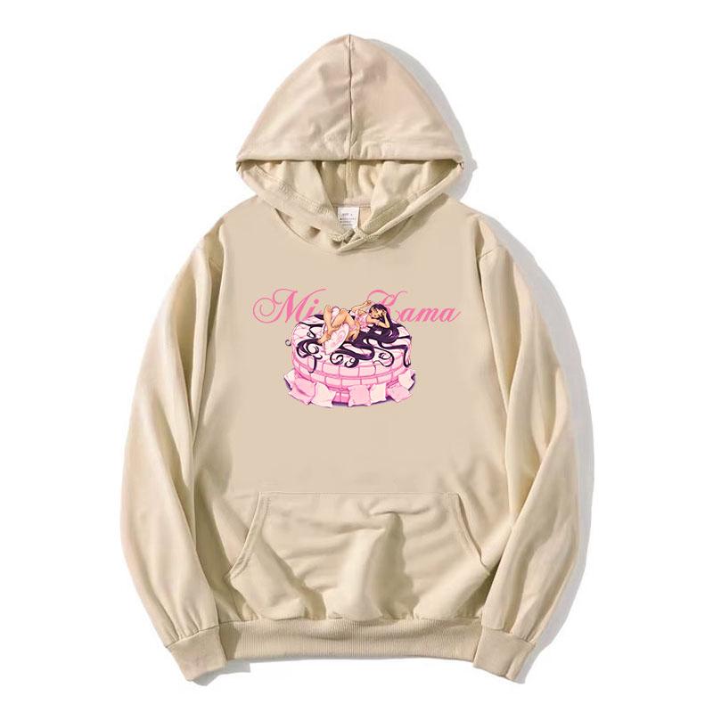 Paloma Mami Sängerin Druck Hoodies Langarm Cartoon Grafik Sweatshirts für Damen Lässig Herbst Fleece Damen Pullover Mädchen