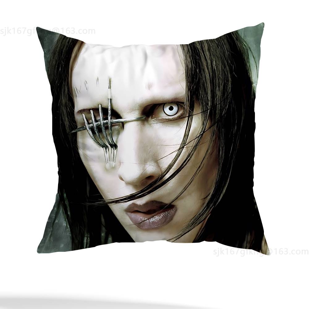 M-Marilyn Manson povlak na polštář obývací pokoj potah na polštář pohovky ložnice potah na polštář postele domácí dekorace