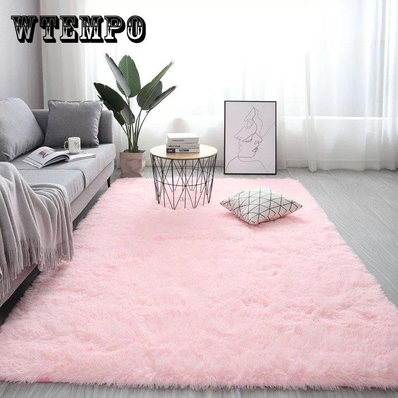 

Скандинавский длинный шелковый шерстяной ковер длиной 4,5 см для гостиной, чайный столик, прикроватная тумбочка