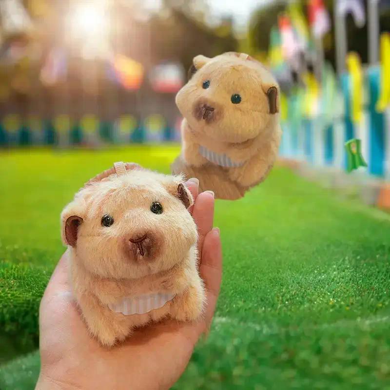 Loveable Hamster Soft Plush Keyring Attractive Backpack Hanging Decoration Gifts