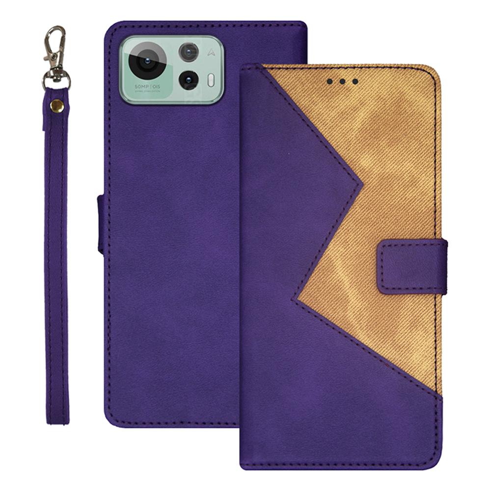 IDEWEI For Asus Zenfone 12 Ultra 5G Case Card Slots Splicing Color Leather Phone Cover