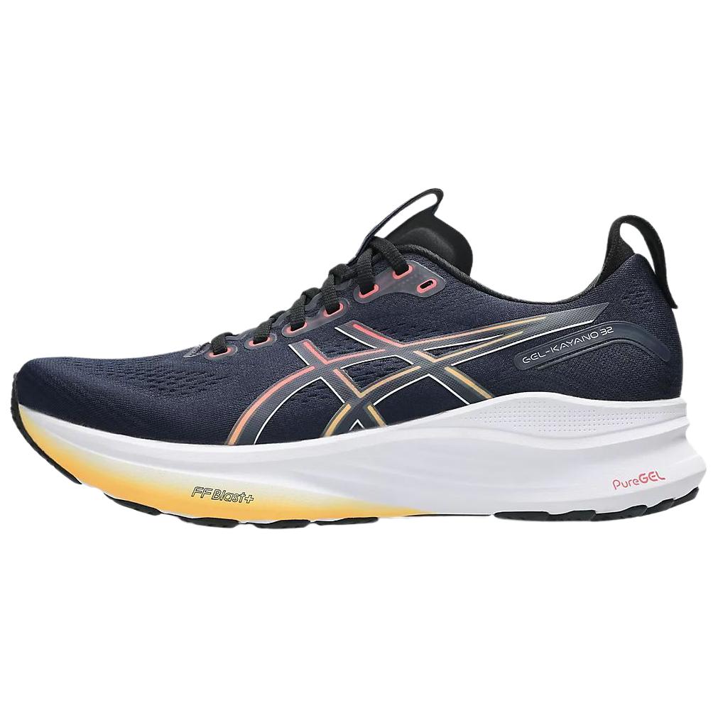 

новые кроссовки Asics GEL KAYANO 32 с низким верхом, противоскользящие, износостойкие, мужские, черные 46
