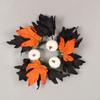 Corona de Velas de Halloween Decoración para el Hogar para Suministros de Fiesta de Acción de Gracias Amarillo Otoño