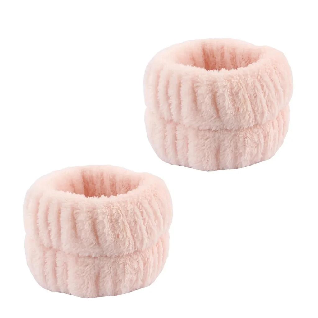 1/2/3pcs Bow Headband Wristband Set Towel Elastic Soft Washing Face Shower Make Up Yoga Sports Skincare Headband For Women Girls
