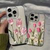 Beautiful And Elegant Tulip Daisy Summer Transparent Phone Case For IPhone 17 16 11 13 12 14 15 Pro Max Plus 17E 16e Soft Cover
