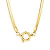 Fashion Metal Dragon Chain Round Clasp Collarbone Pendant Necklace Light Luxury Unique Design Jewelry