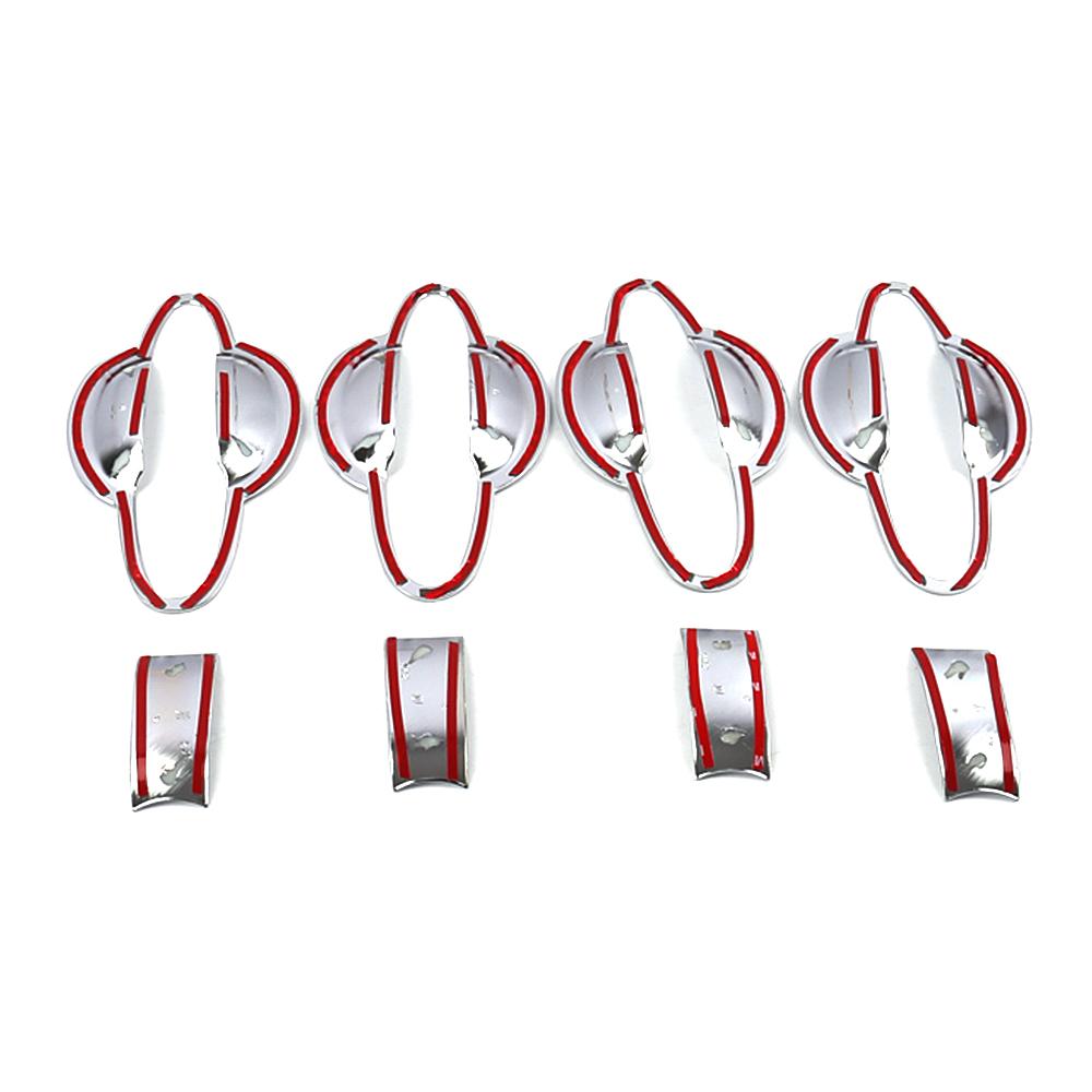 For Kia Sportage R 2011-2015 Chrome Door Handle Cover Door Bowl Cover Frame Moulding Trim ABS Protection