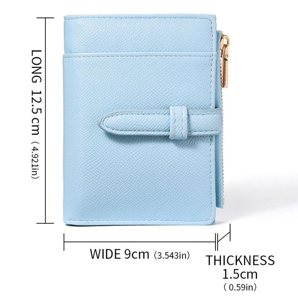 2 Folds Women's Wallet Multi-Cards Slot Small Card Bag Gift Mini Coin Pocket  Student