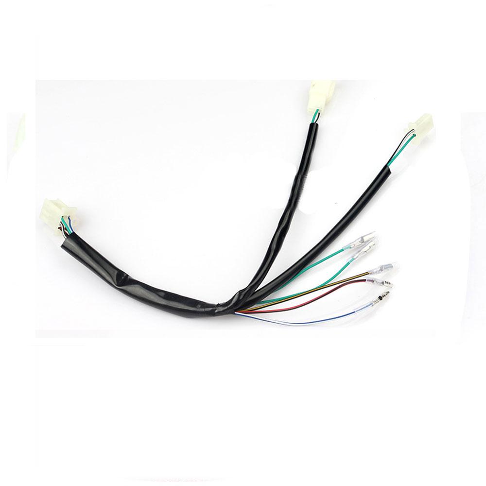 Wiring Harness Ignition Coil CDI BOX Spark Plug for 50cc 70cc 90cc 110cc 125cc 140cc Foot Start Horizontal Engine