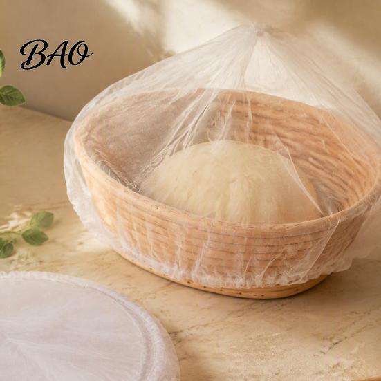 Kitchen Tools for Bread Making Non-woven Banneton Proofing Basket Liners, Disposable Stretchable Fermentation Covers, Fabric Liners Non Stick