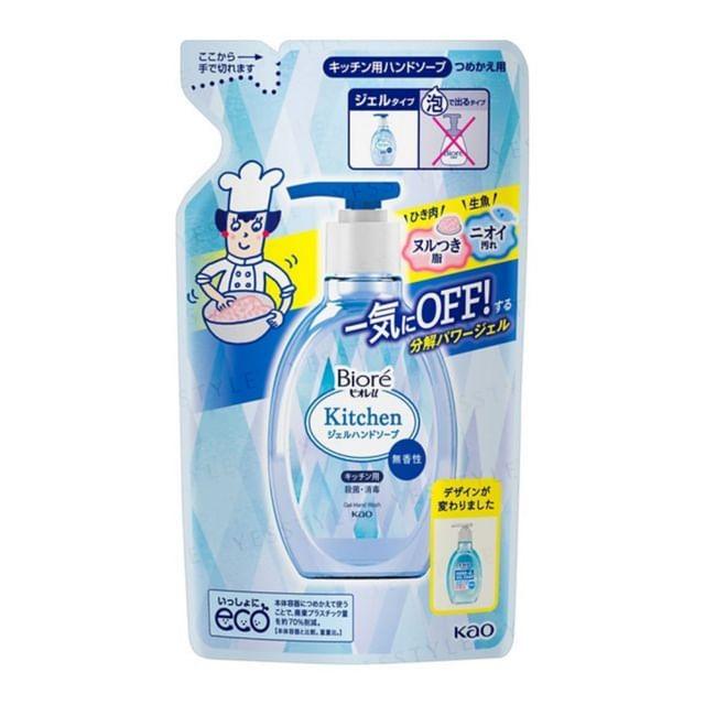 Kao - Biore Hand Gel Soap Fragrance Free - 200ml Refill