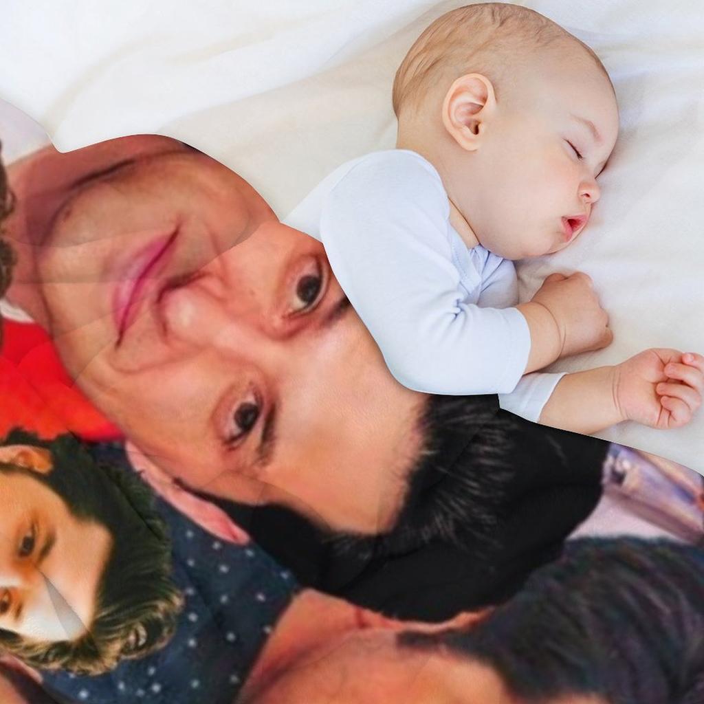 Ben Schwartz Collage Throw Blanket Luxury Designer Cute Sofa Decorative Beds Blankets