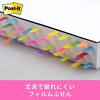 [.co.jp Limited] Post-it Film Sticky Notes 6 Colors 44x10mm 20 Sheets X 11 Pads 6831M-AM