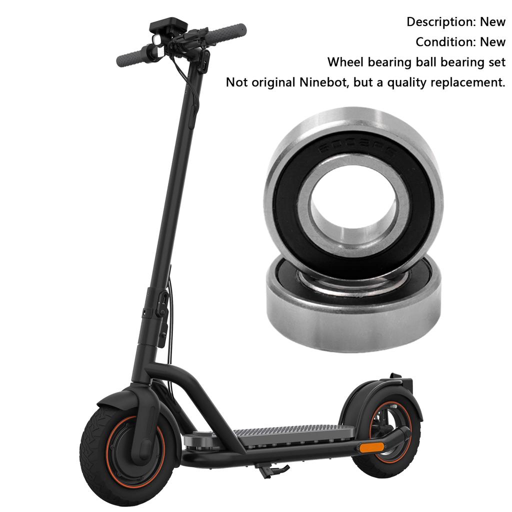 2 ks Kuličková ložiska předního kola elektrické koloběžky Pro Ninebot MAX G30 G30D