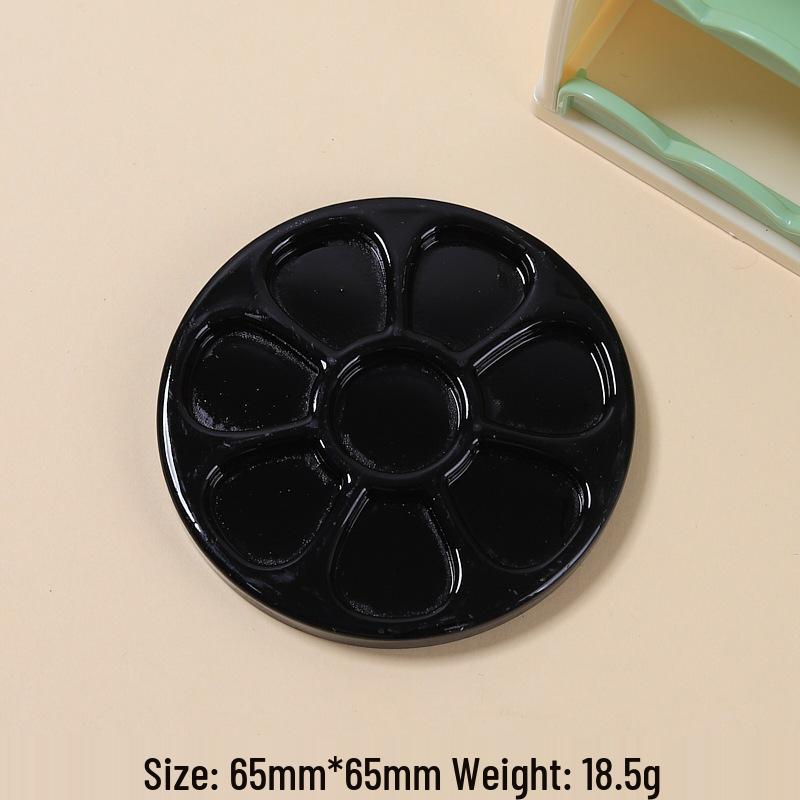 Cartoon Flower Round Plate Handmade Resin Accessories for DIY Crafts and Jewelry