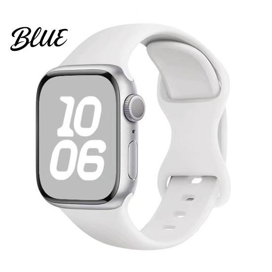 Universal Style Watch Band Silicone Waterproof Sweat-Proof Replacement Soft Solid